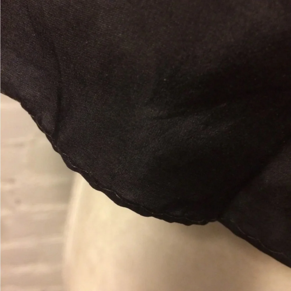 Christian Dior silk neck or head scarf black patchwork